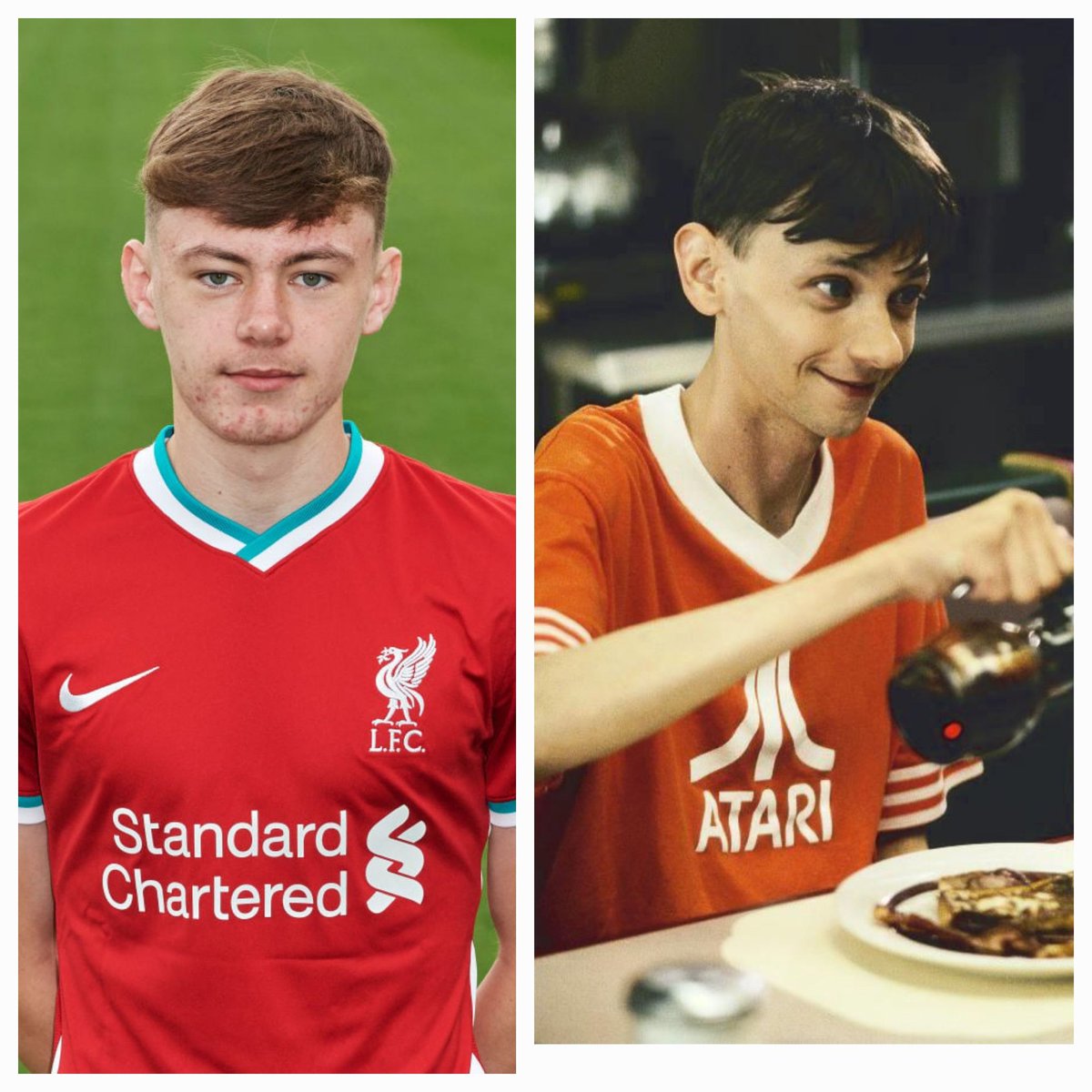 I love Conor Bradley, but he reminds me of DJ Qualls in Road Trip #ynwa