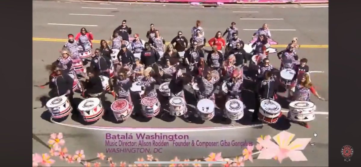 BatalaDC's tweet image. We’re extremely excited to be part of this year’s @cherryblossfest parade! Last time we joined in the celebration was 2017! So come out and see us live or tune in and catch us on tv… just make sure to stay until the end! 🌸🥁 #cherryblossom #dcparade #batalahey