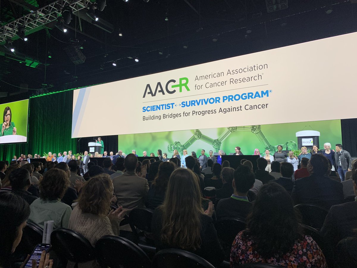 This is perhaps the most emotional moment at #AACR24. We are all here to share, connect, and discuss, but our main common objective is to help cancer patients and their families improving their lives, assisting them along their journey. #cancerresearch