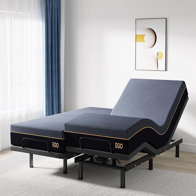 KEXIN_FR's tweet photo. Are you always painful for your back? 
Wish to enjoy a nice #weekend #sunday #SundayFunday on your bed?

Why not this sleeping bundle - #EGOHOME mattress and adjustable bed frame set

Just come here to get it 👉https://t.co/xM7VU0wtUm https://t.co/qBzc7MrV4e