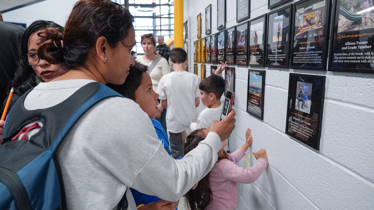 ShelleyPohzehl's tweet photo. Our PhotoVoice exhibit adorns the walls of Bennett Elementary School. Through the lens of our students' photography and heartfelt narratives, we celebrate diversity, fostering connections, and nurturing a vibrant community. @BennettES_PWCS @PWCSNews @PhotoVoice @PhotovoiceW https://t.co/7fqxB2FqKt