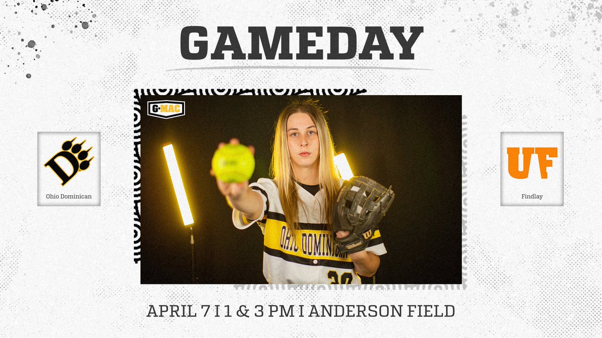 Sunday Funday features @ODU_Softball at the University of Findlay! Games start at 1:00 PM at Anderson Field! #ClawsOut 📺: bit.ly/46IoUKR 📊: bit.ly/4alZW5R