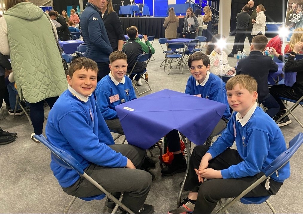 Best of luck to our quiz team representing the school at the Credit Union National Final in the RDS today!