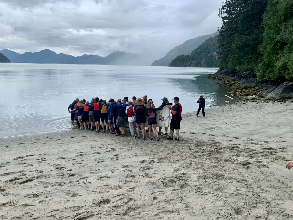 I was honoured to participate in the awakening ceremony of the @VancouverPD canoe #Nchu7mut. Thank you to the @SquamishNation @VPDCadets @VPDDiversity & many others for making this such a special event. Looking forward to getting out on the water soon! #pullingtogether…