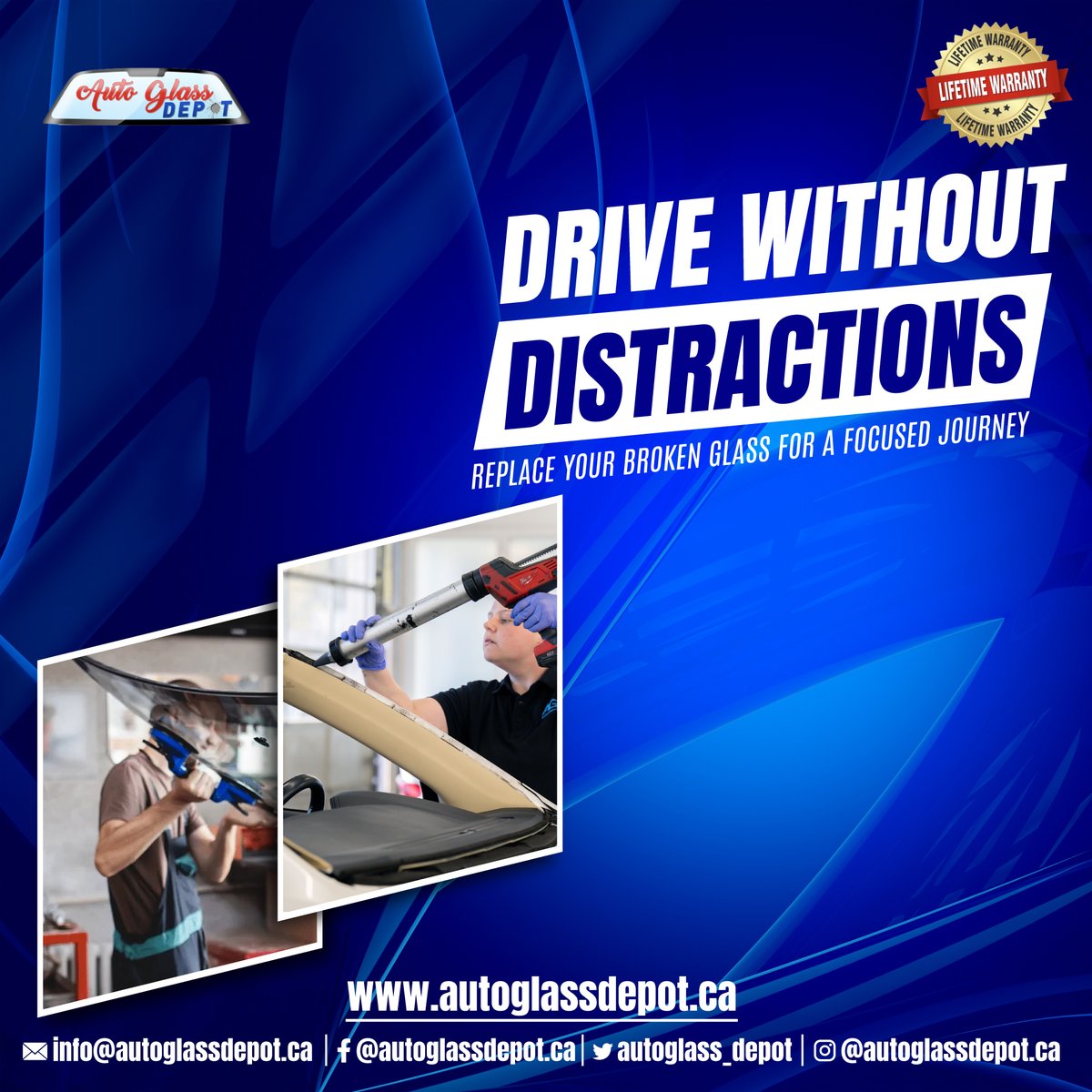 Drive without distractions! 🚗 Experience the freedom of a clear, focused journey with our expert auto glass services. #DriveWithoutDistractions #ClearJourneyAhead #AutoGlassExperts #WindshieldReplacement
#WindshieldReplacement #windshieldreplacement #windshieldwiperreplacement