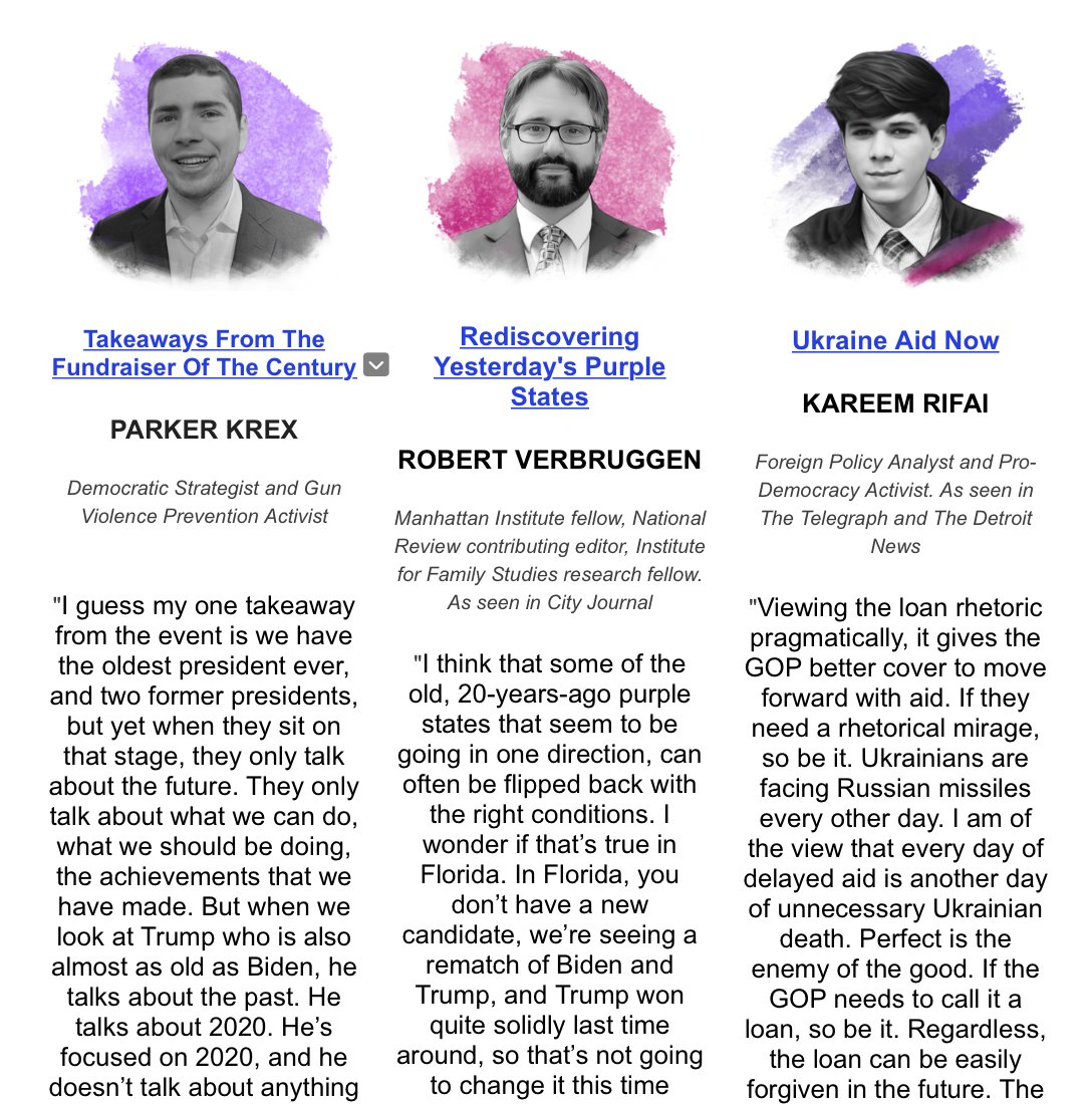 An excerpt from our weekly Sunday Brunch newsletter. The top weekly audio Clips, trimmed to the key segments. This week featuring: @ParkerKrex @RAVerBruggen @kareemrifai The rest is available at centerclip.com/tod