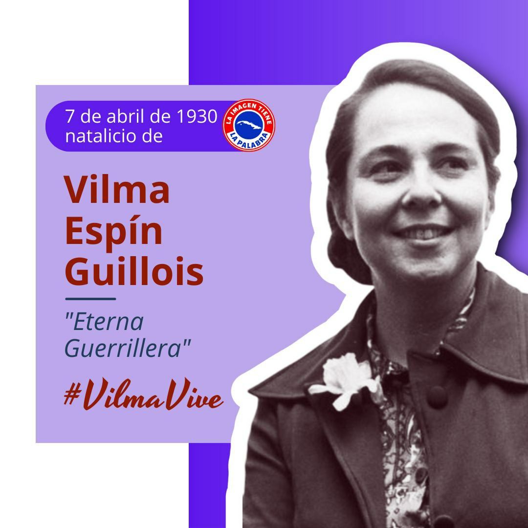 Gloria eterna a nuestra heroína del Moncada, mujer de acero, miel y pasión por la Revolución en su 94 aniversario.
#VilmaVive 
#ValoresTeam 
#ArtemisaJuntosSomosMás