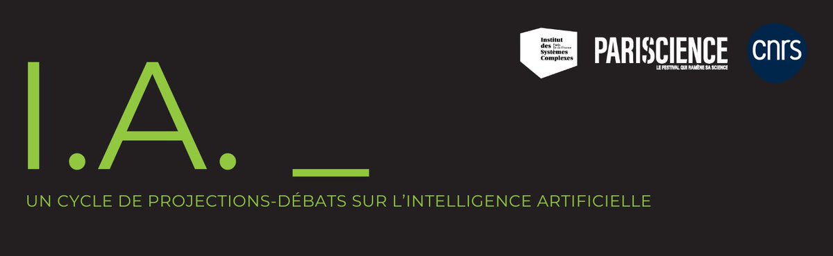 Ne manquez pas notre cycle de projections - débats autour de l'IA en partenariat avec @Pariscience ! Décryptage avec le 🎞️ Autopsie d’une Intelligence Artificielle le 23/04 @ISCPIF avec @Quecalcoatle (@LIP6_lab ), @chavalarias et la réal C. Dumas ! 🖊️🔎 iscpif.fr/science-et-soc…