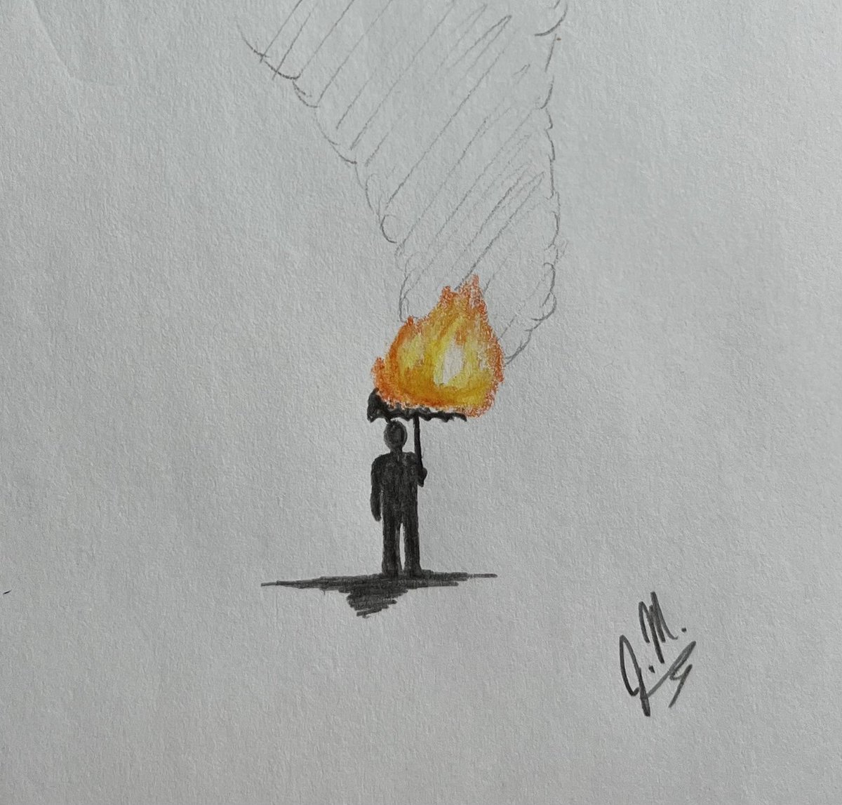 “Weather, huh?”

#pencildrawing #drawing #draw #pencilsketch #sketching #sketch #sketchdrawing #sketchbook #pencilart #pencilartist #art #artist #artistsontwitter #sketchart #sketchartist #illustration #illustrationartist #fire #rain #rainyday #weather #Surrealism #surrealart