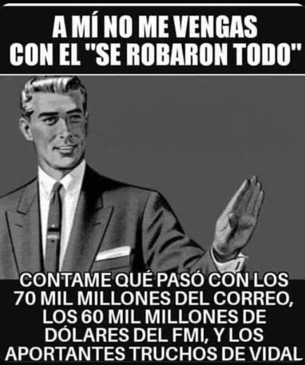 #JuicioPoliticoAMileiYa #ConLosJubiladosNo #NoAlDNUYalPactoDeMayo #FueraMilei #MileiEsUnaEstafa #ElPeorPresidenteDeLaHistoria #ElPeorGobiernoDeLaHistoria #CGTPonganFechaLPM #LaInaccionDirigencialEsImperdonable