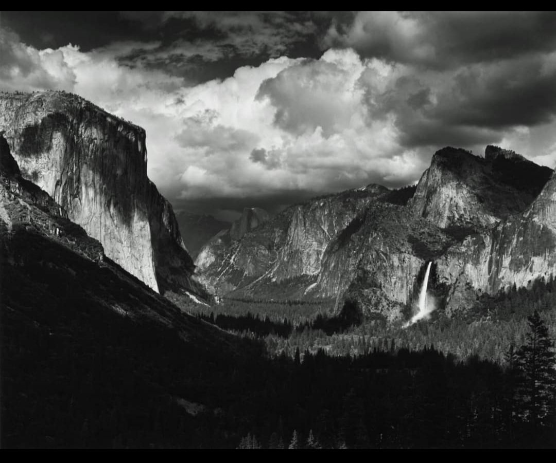 Thunderstorm 
1945
#Yosemite . #California 
#AnselAdams