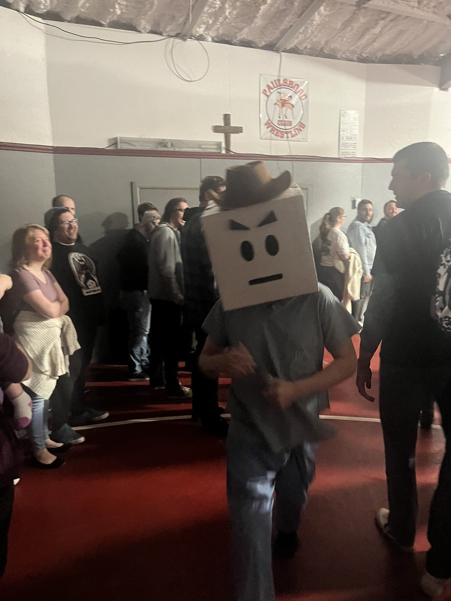 scottabacker's tweet image. Kiddo wasn’t sure about Kaiju wrestling until the giant can of soup came out, then he was all
In!!!! Thanks @KaijuBigBattel  !