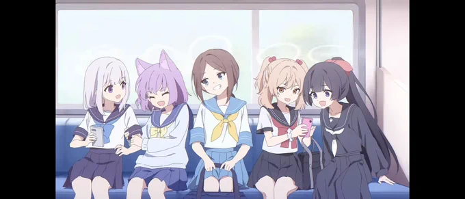 モブ生徒セーラー、全員かわいい#ブルーアーカイブ 
