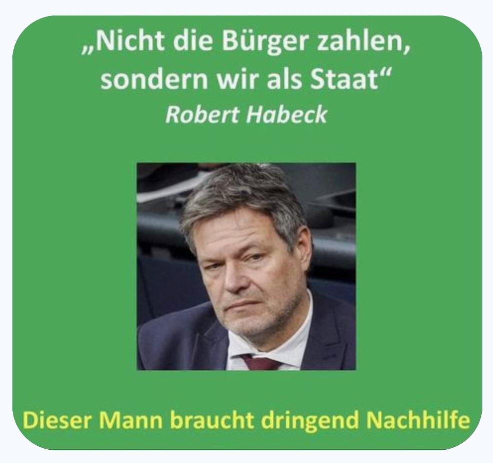 Ob Nachhilfe bei #Habeck noch etwas nutzt?
Wohl eher nicht. 😏🤨