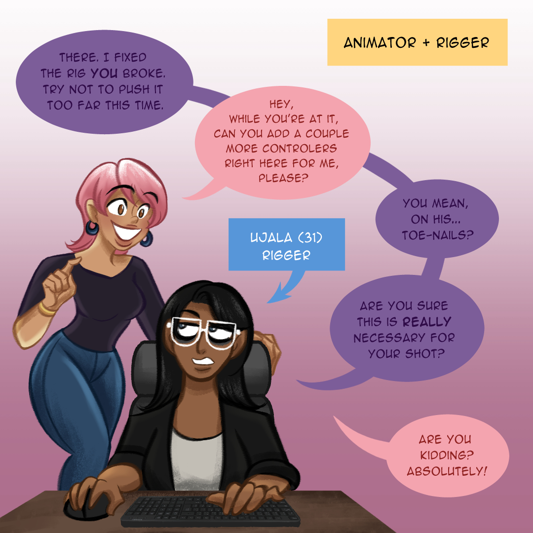 CGIndustry Part 2 
I wanted to make this comic for so long. It took longer than expected because I kept coming up with new ideas
Like and Share if you relate or of it made you laugh  

#comic #comics #webcomic #animator #lifeofanartist #animationindustry #cgi #animation #Artist