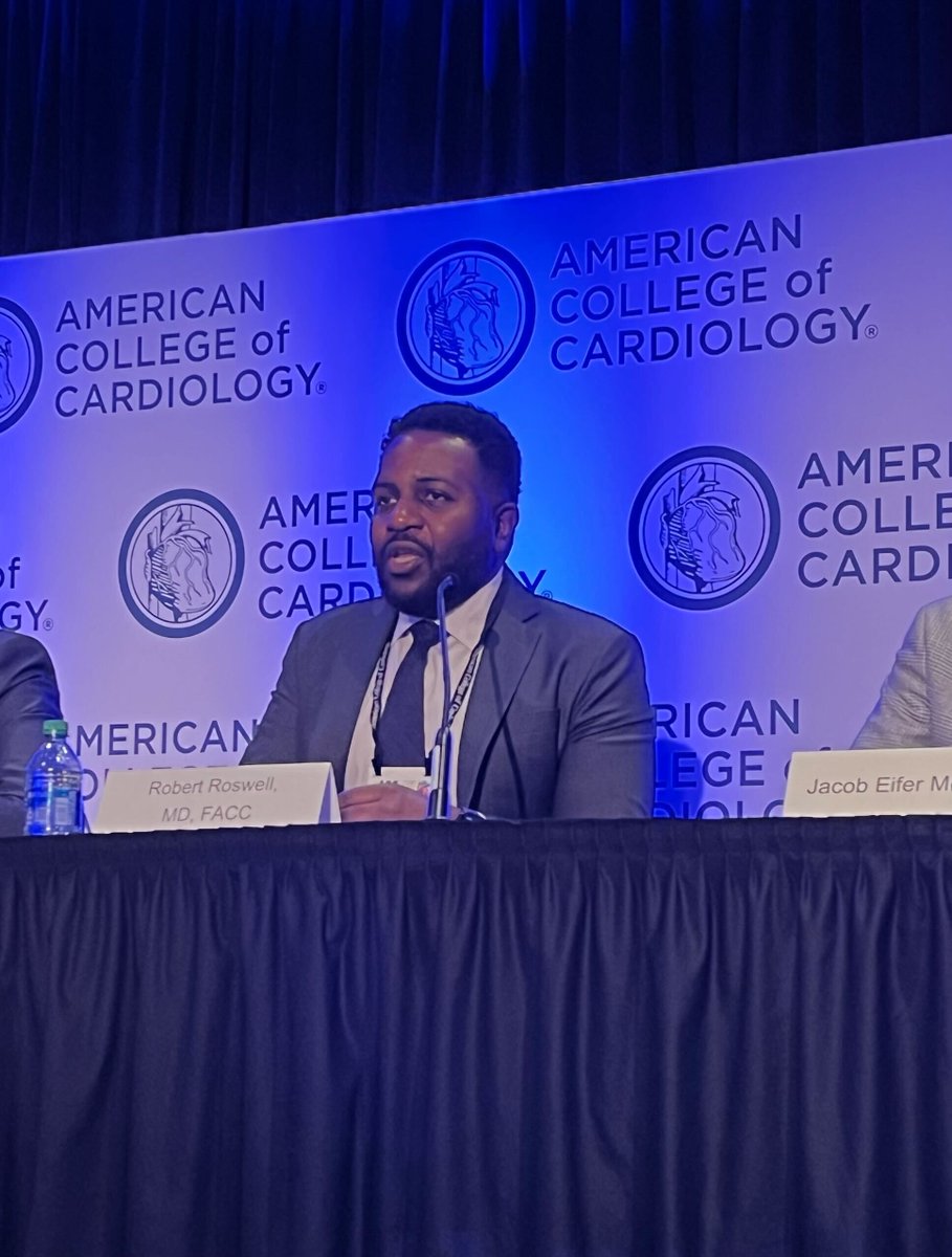 On the groundbreaking DanGer Shock trial, @DrRobRoswell shared that the last clinical trial to show a positive result of cardiogenic shock happened more than 25 years ago, making these practice-changing findings. This is the buzz among his community. #ACC24