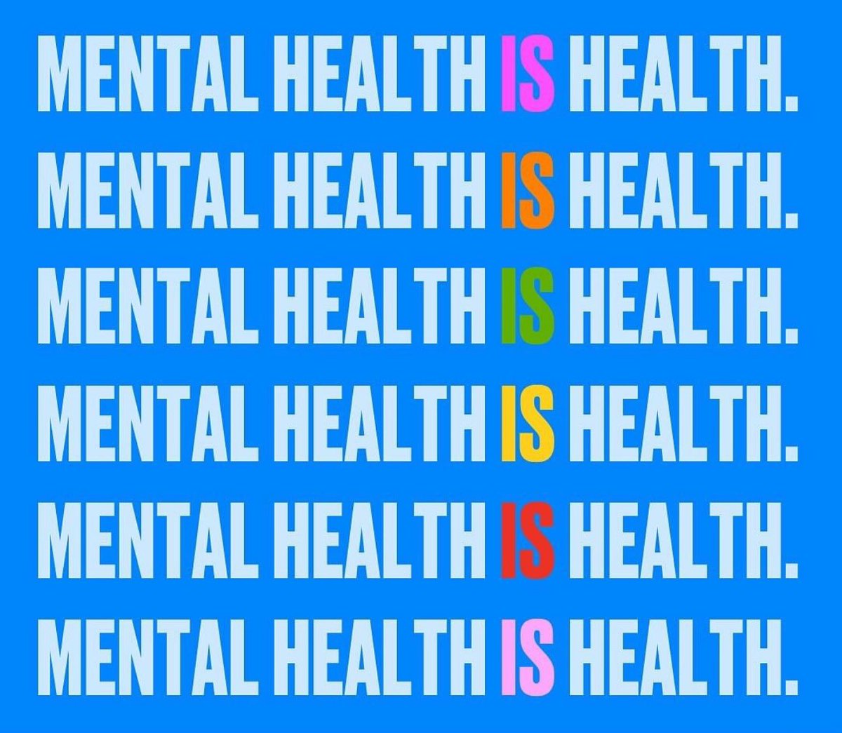 This #WorldHealthDay, remember that Mental health IS health. It's just as important to take care of your brain as any other part of your body.