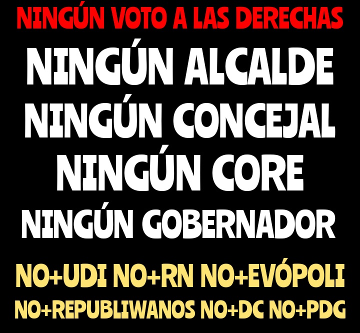 @El_Ciudadano #NiUnVotoALaDerecha 
#DerechaCorruptaYMiserable