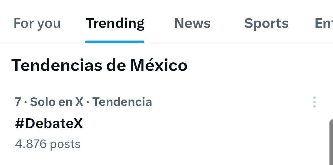 No den 🔃RT ni escriban #DebateX porque luego se enoja <a href="/Claudiashein/">Claudia Sheinbaum Pardo</a> y <a href="/mario_delgado/">Mario Delgado</a> 😉🤞🏻 diciendo que los ciudadanos que amamos a México somos bots.

#DebateX
#XóchitlPresidenta 🇲🇽

C.C.P. <a href="/catrina_nortena/">La Catrina Norteña</a> (Observa y aprende 😎)