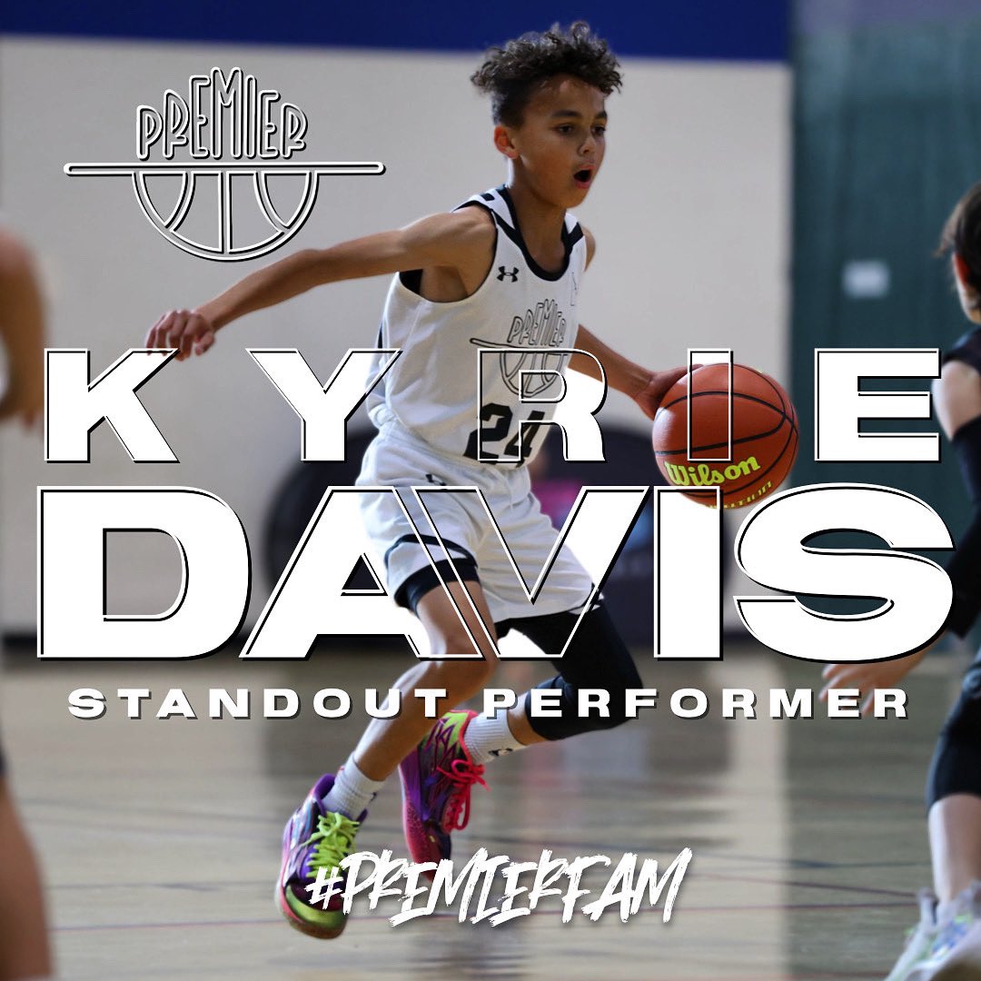 💥STANDOUT PERFORMER💥 
5th grader Kyrie Davis started this weekend’s tourney w/ a 34 pt game &amp; led his team in scoring, but it was his defense that made the biggest impact! Kyrie forced turnovers in crucial moments, helping his team get back in the game &amp; finish the weekend 4-0