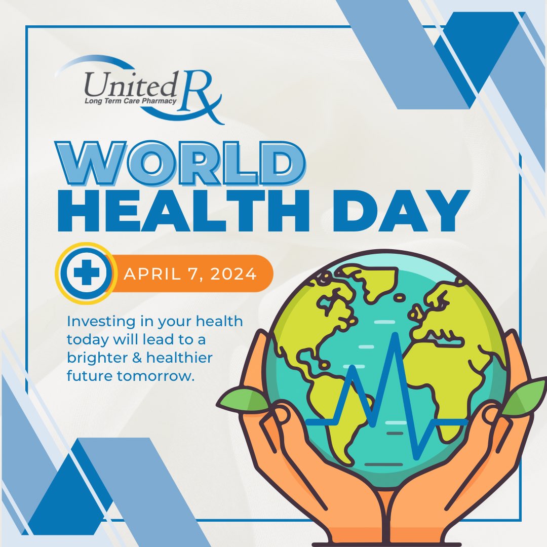 Thank you to the doctors, nurses, pharmacy staff, and all healthcare workers worldwide. Without you, we would not be able to achieve “Health for All” or end diseases that claim millions of lives each year. 
.
.
#ThanksHealthHeroes #WorldHealthDay #healthcareheroes #WHO #UnitedRx