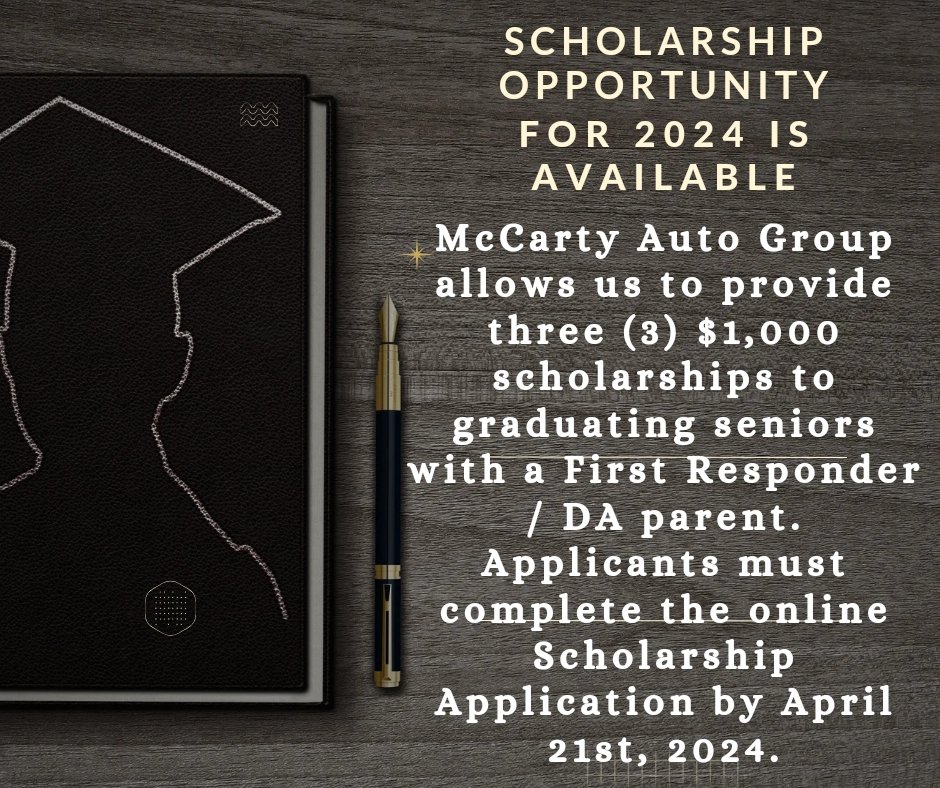 **Attention High School Seniors** ‼️2 weeks left to submit ‼️ Deadline to apply is April 21, 2024 Go to cymiddletonmemorial.org and click on the Scholarship tab to complete the application.