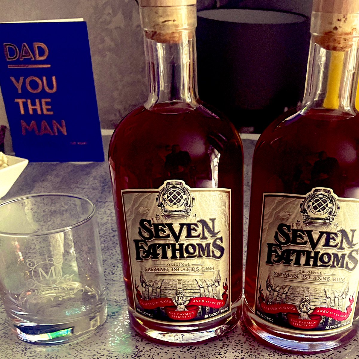 Thank you for all your birthday wishes, means a lot. I’m going to sit down after a great day & toast my 40th with a fantastic rum! 🥃💙
#sevenfathoms #40thbirthday #luckyman #40sclub