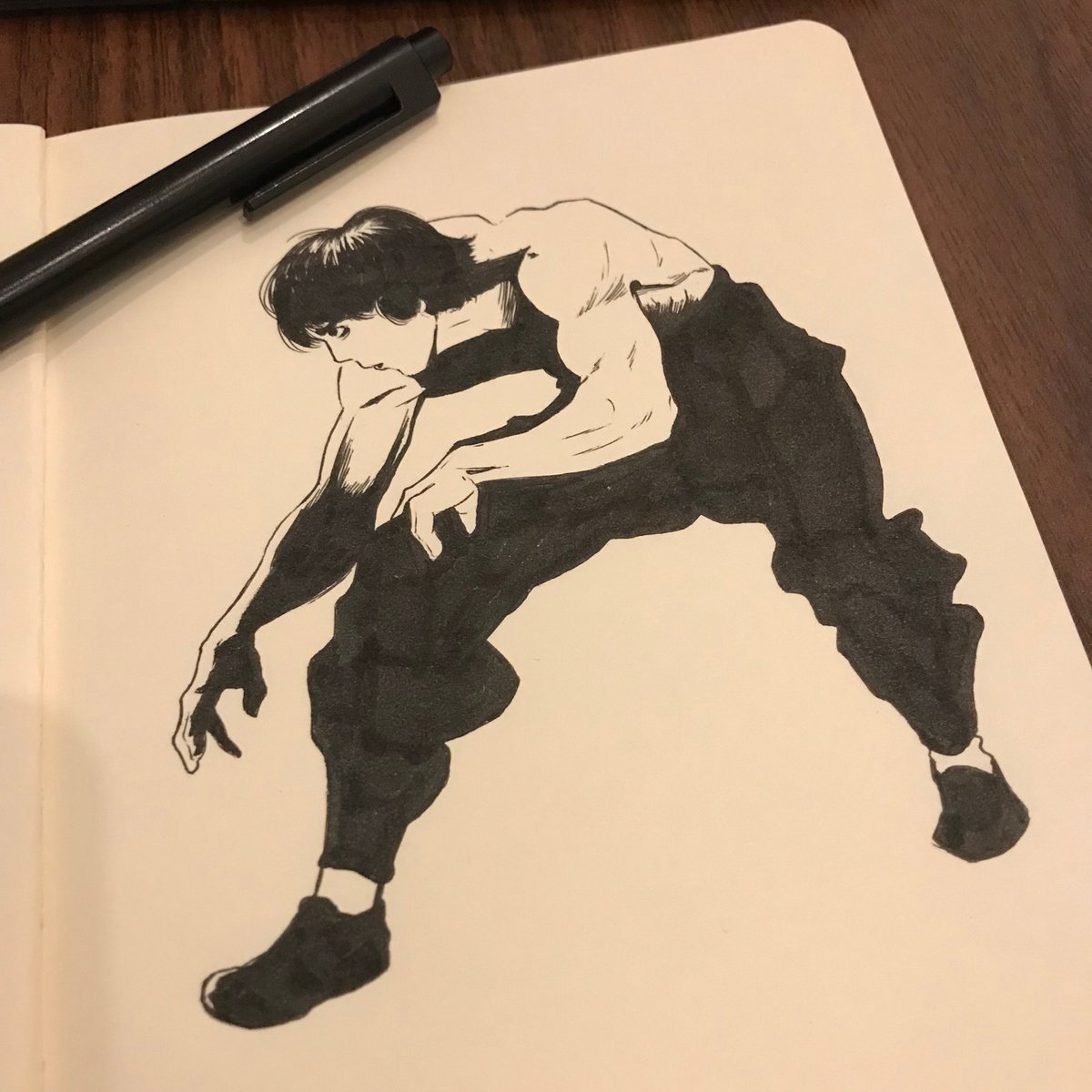 chema's tweet image. Bruce. 

#illustration #sketchbook #fanart #brucelee