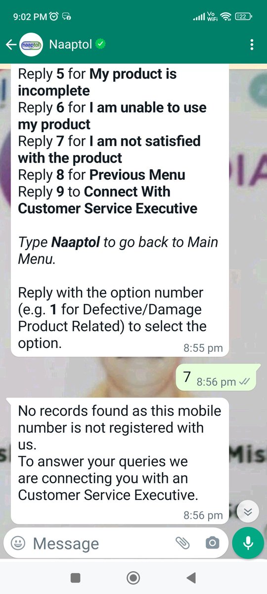 @NaaptolSupport 
Hello 
I had ordered a Electric Shock Mosquito Killer Night Lamp through your regular television advertisement and  the piece received has not worked at all as advertised and claimed.
Please change it.
Adv. VP Mishra 
Order no: 118558027
Mob:9140520903