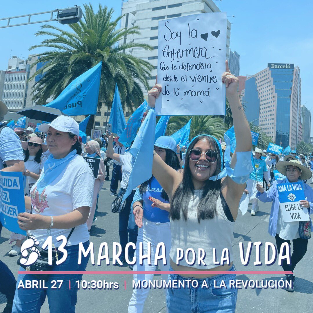 Recordatorio: El aborto NO ES salud ‼️ No podemos fallarle a los médicos y al sector salud. SÍ, a su objeción de conciencia ✅ #ElAbortoNoSalud #DerechoAlFuturo #MarchaVidaMx 🗓️ Sábado 27 de abril ⏰ 10:30 hrs 📍 Monumento a la Revolución