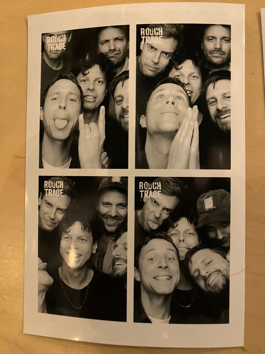 We had a double show at @RoughTrade yesterday to celebrate the release of ‘Ultrasound’. Thanks to everyone who came down - what a way to launch the album. Nottingham today for the final instore then we’re off to 🇺🇸on Tues. x