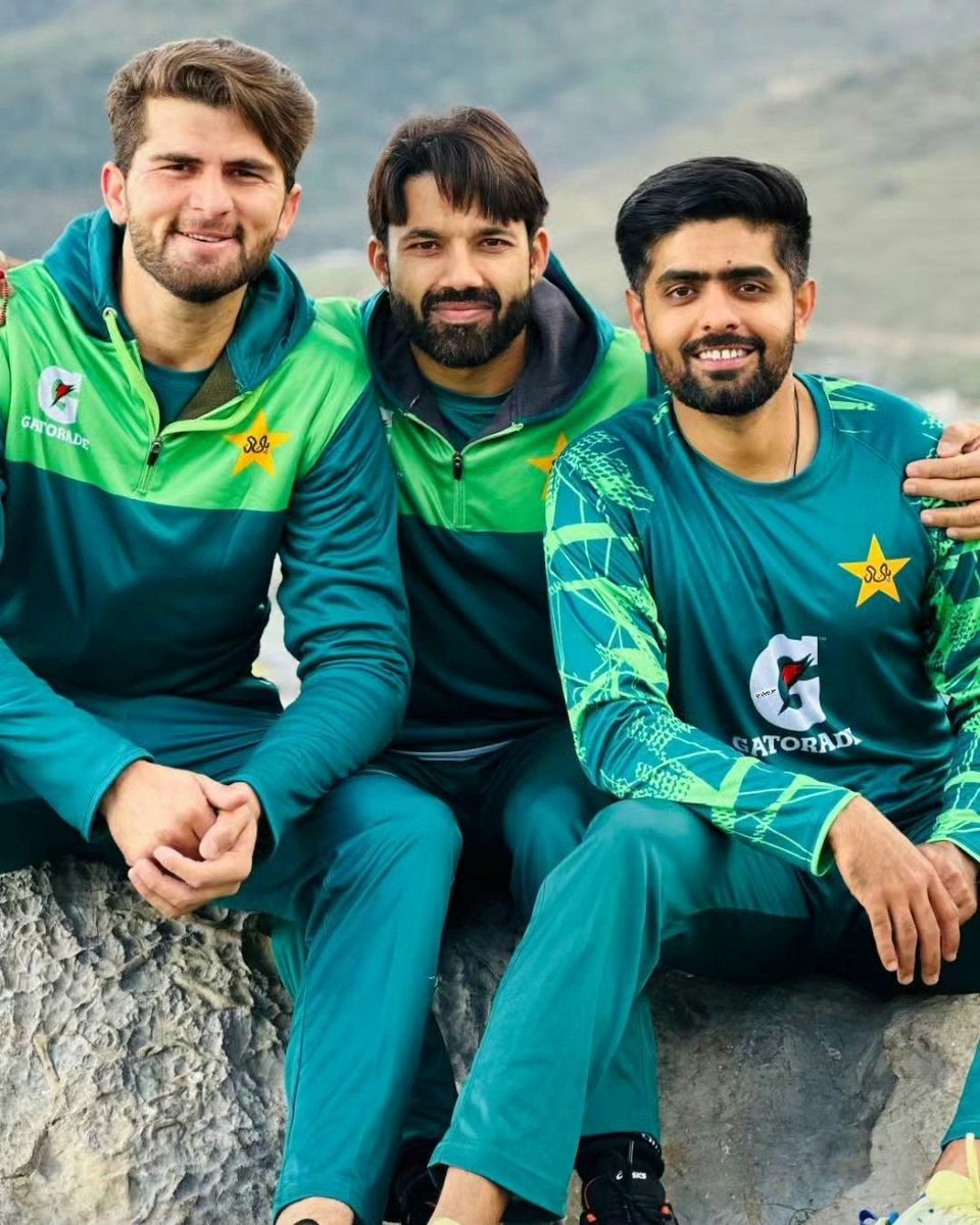 ᴘʜᴏᴛᴏ ᴏꜰ ᴛʜᴇ ᴅᴀʏ! 🫶🏼❤️ #babarazam | #ShaheenAfridi | #mrizwan | #pakistancricket