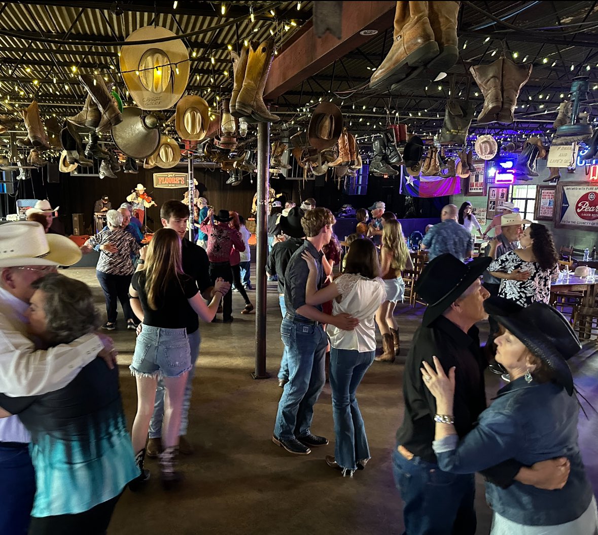 Dine and Dance today at @Floores ! Doors open at 3pm. We will not have dance lessons today. Jake Penrod hits the stage at 4:30pm. Free and all ages are welcome!