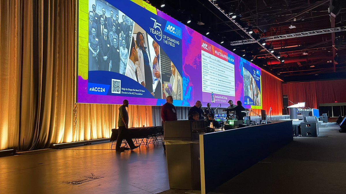 Join me in the Main Tent for the late breaking clinical trials starting in a few minutes to hear the results of the DRIVE trial along with exciting new science! #ACC24 @cpcannon @DeborahWexler @BScirica