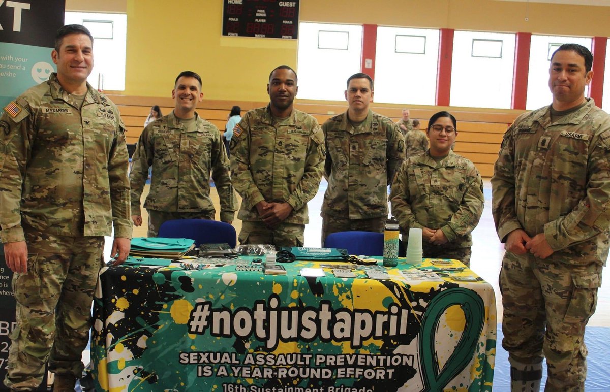 My first SAAPM Proclamation event as a BDE CSM. I hope to see the day we stomp out this conduct and action in our Armed Forces. No one should have to become a victim of sexual harassment or assault. There’s no place for this in our profession.