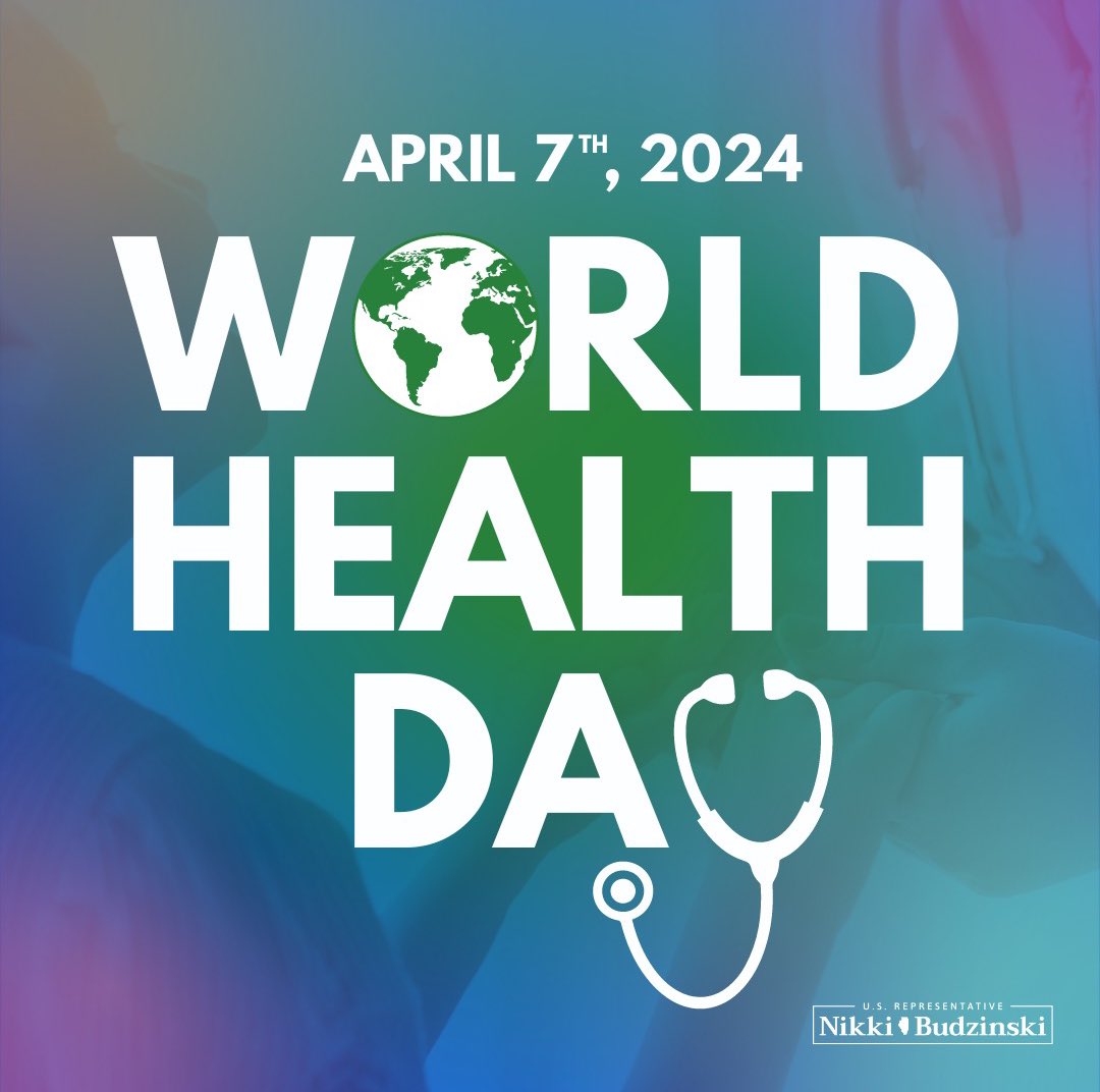 Today is the 76th anniversary of #WorldHealthDay! Whether it's physical or mental health, we must keep fighting for access to quality and affordable health care worldwide. Together, we can build healthier communities and a brighter future! 🩺