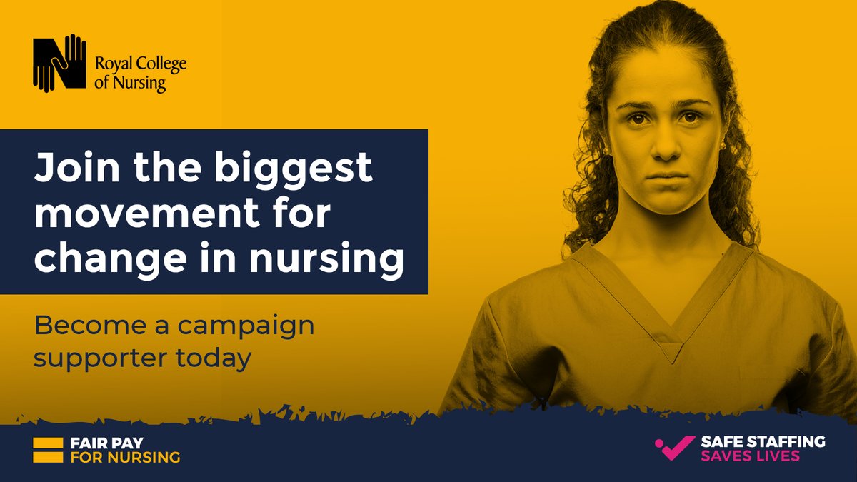 We need serious action to tackle the exodus of nursing staff from the NHS. If you support us, you can sign-up to get involved with our campaigns here: bit.ly/3DpJIcO