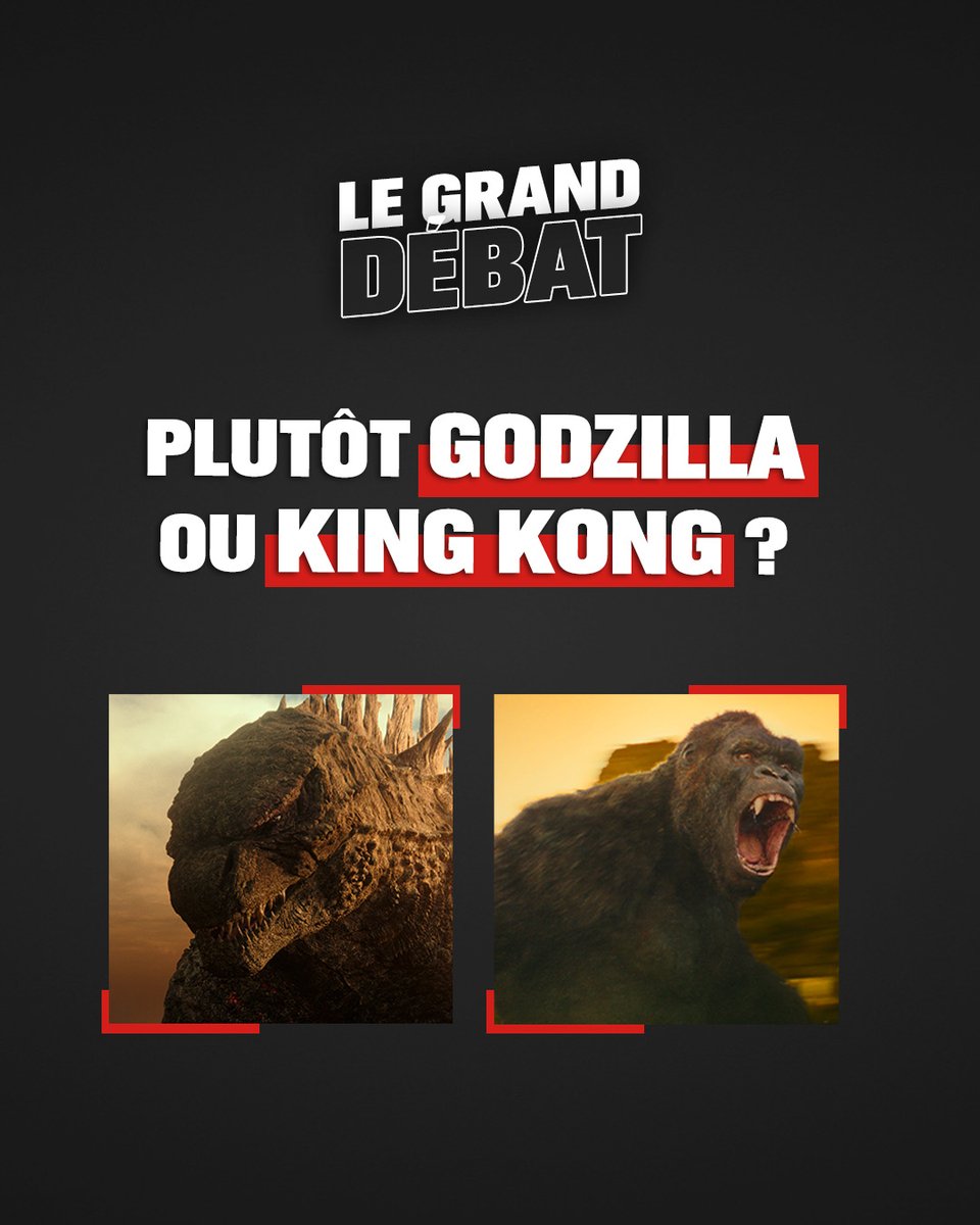 Double monstre 🔥👀 Godzilla vs Kong, c'est jeudi soir sur TMC et TF1+.