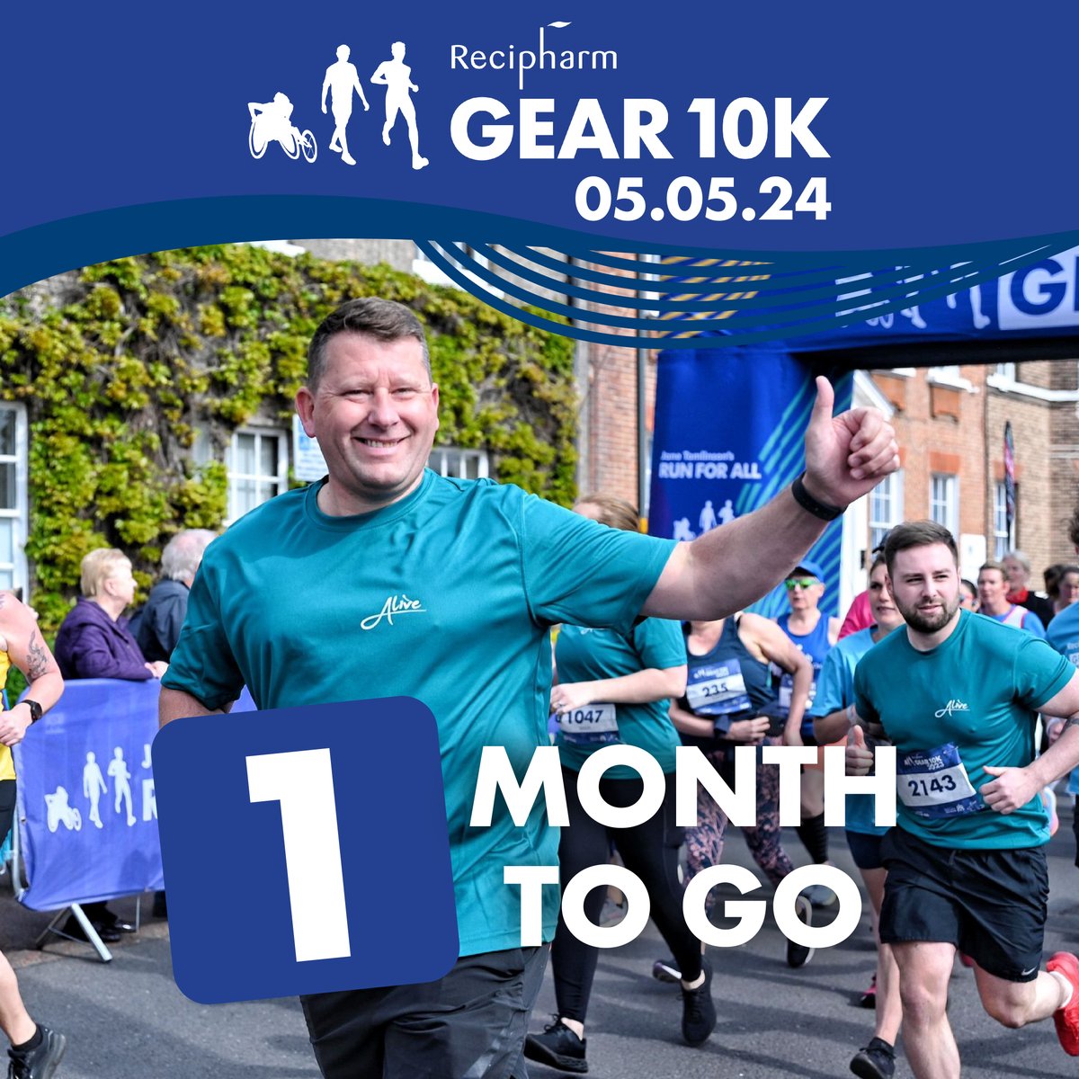Recipharm GEAR 10K is not far away⏳ You don't want to miss this event. Join us for the 10K or as a family for the Mini GEAR Sign up now at Runforall.com or click the link in our bio. #runforall #GEAR10K