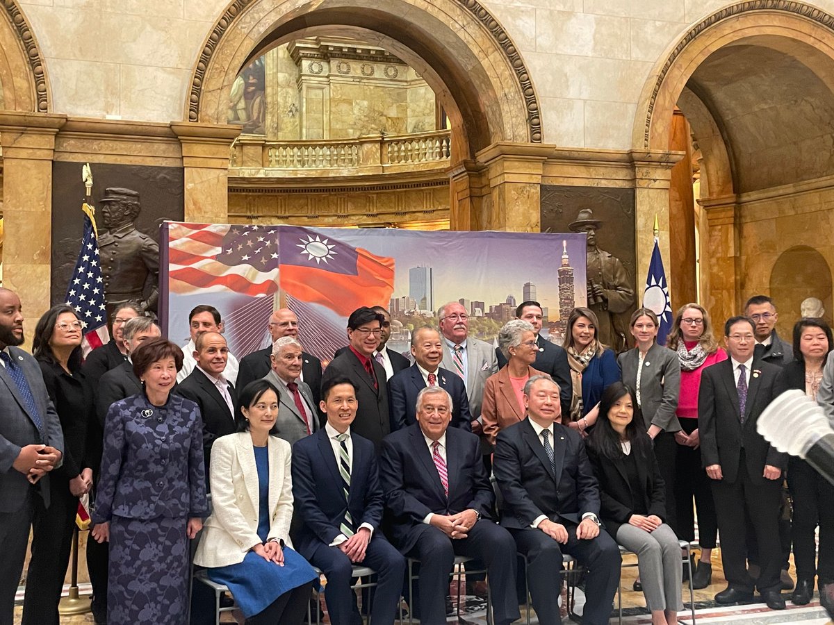 In recognition of 45th anniversary of Taiwan Relations Act, it was honor to be visited by Taiwan's Ambassador to US Alexander Yui. Ambassador Yui & @ronmariano shared meaningful remarks noting numerous possibilities for ongoing partnership. Learn more - buff.ly/3xr0wk6.