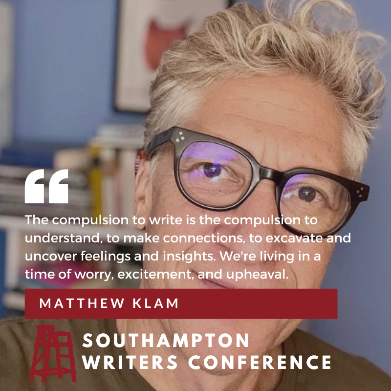 Study with <a href="/MatthewKlam/">Matthew Klam</a> at the Southampton Writers Conference, July 10-14 2024. Deadline Monday, April 15th. Apply here: ow.ly/sJKJ50R5eu7