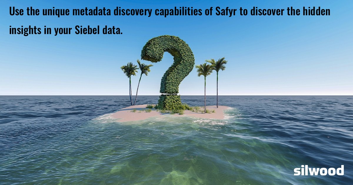 Use the unique #metadata discovery capabilities of Safyr to discover the hidden insights in your Siebel data. #SiebelCRM ow.ly/rRkX50R6hrq