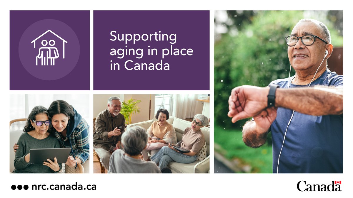 #DYKT experts working with #NRCChallengeAgingInPlace are developing technologies and innovations to support older adults who want to age in place? Here’s how they’re supporting #AgingInPlace in Canada: ow.ly/WrgZ50R9l9P  

#WorldHealthDay