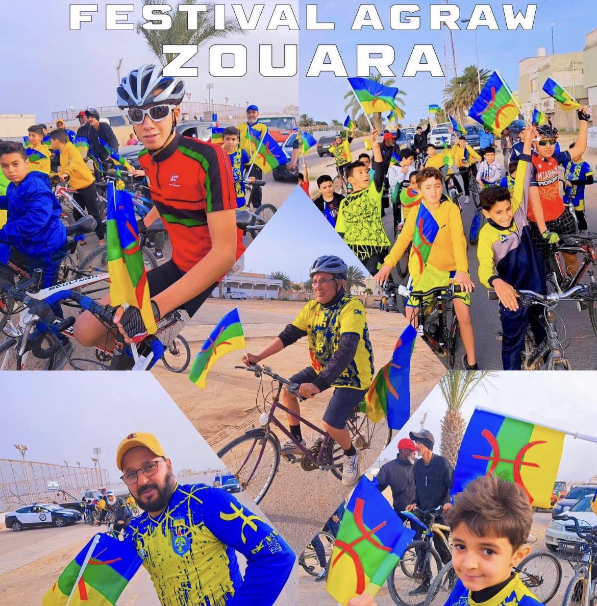 Today’s photos from the Agraw Cycling Festival in Aït Willul - Zouara! #libya 🇱🇾