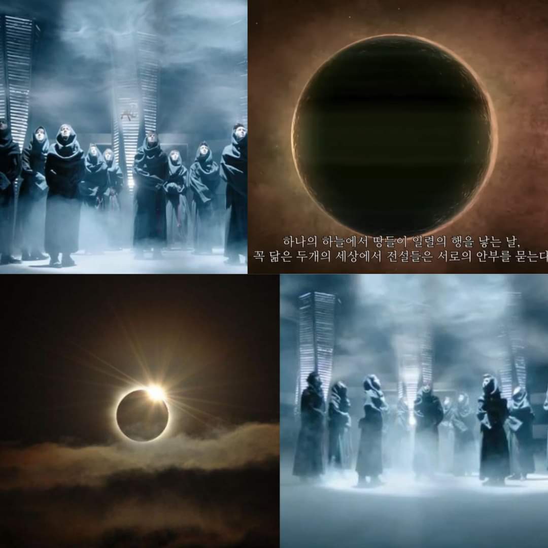 solar eclipse on exo's 12 year anniversary 🌑

12 YEARS ON EXO PLANET
#️⃣ WithEXOForLife
#️⃣ 12YearsWithEXO
#️⃣엑소와_함께한_열두번째_봄