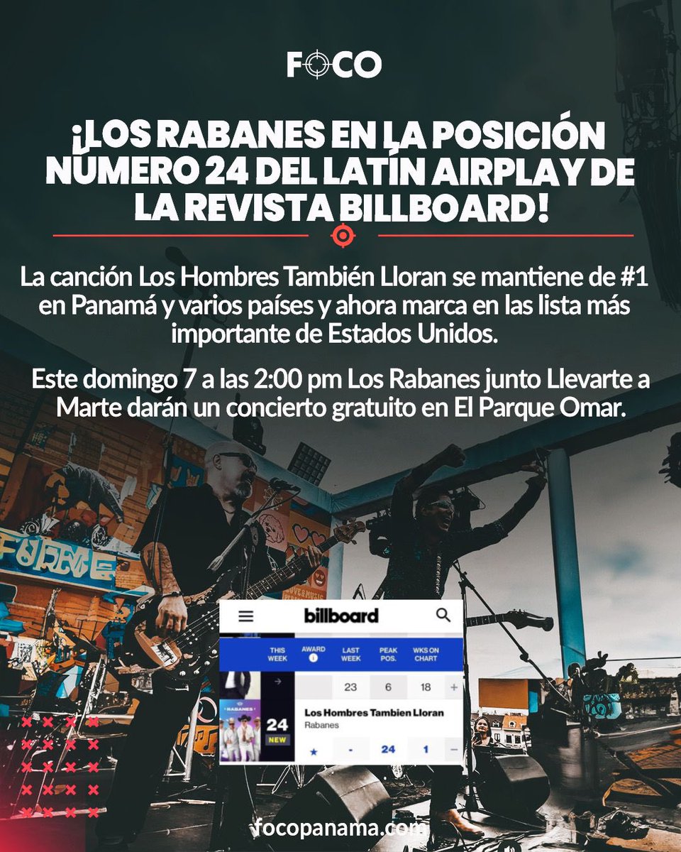 <a href="/losrabanes/">Los Rabanes</a> hoy a las 2:00 pm en el Parque Omar... ¡GRATIS!