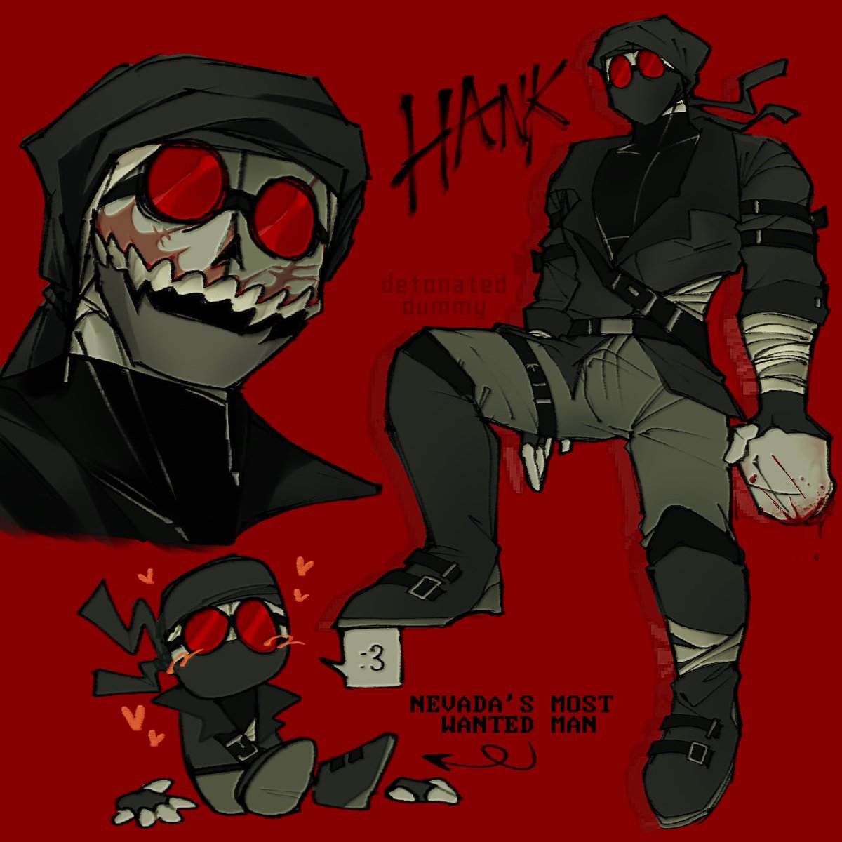 its been so long since ive drawn this guy properly
#madnesscombat #hankjwimbleton