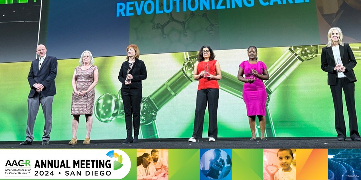A group of outstanding journalists were honored with the AACR June L. Biedler Prize for Cancer Journalism during the Opening Ceremony at #AACR24. bit.ly/4aIKTmu