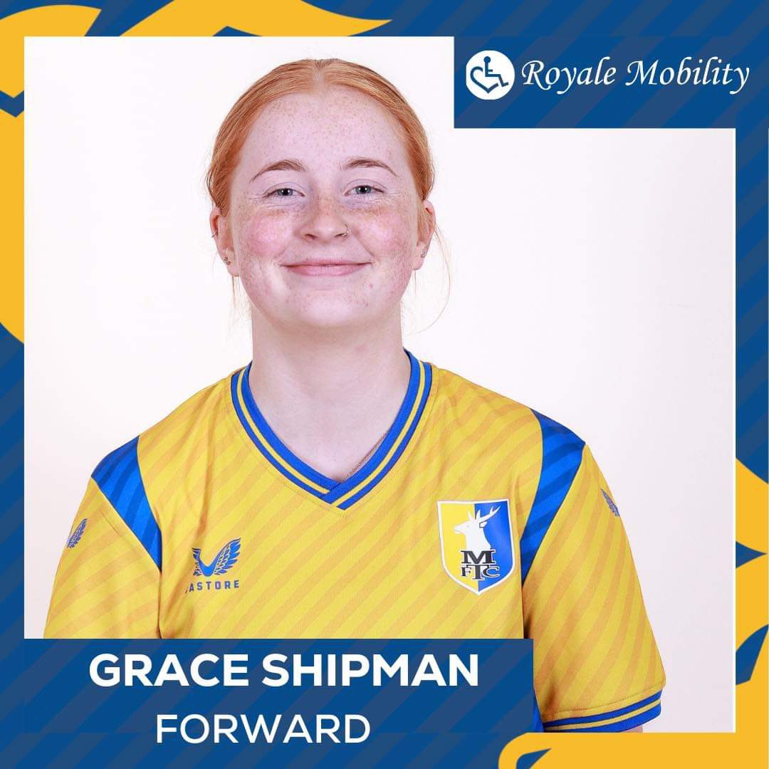 Todays Player of the Match voted by the opposition was hatick hero Grace Shipman 💛💙 #POM #wearemansfield