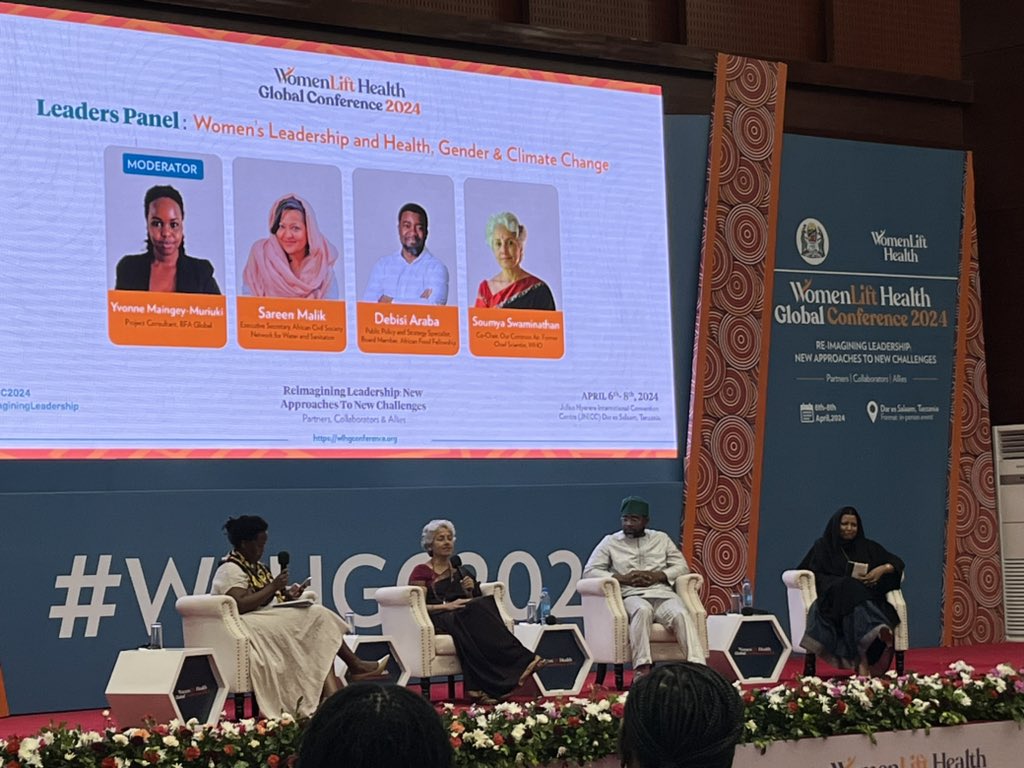 Today @doctorsoumya shared insights on climate crisis impact on women. In addition to women being 14x more likely to die in a disaster as compared to men, data from India shows that high heat exposure harms #reproductivehealth - ⬆️ pre-eclampsia ⬆️ still births  ⬇️ MNCH outcomes.